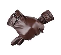 Gants Hommes Hiver Gants Gants Chauds Gants Imperméables Utilisation sans Enlever Les Gants Matériaux Résistants Adaptés pour Cyclisme Ski Co, Café