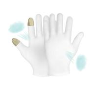 Gants hydratants réutilisables - Gants de spa épais et extensibles pour écran tactile, gants de nuit, hydratation parfaite pendant la nuit, manipulation de pièces de monnaie, inspection de bijoux et