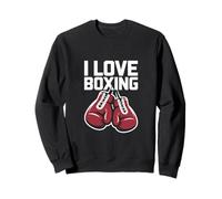 Gants I Love Boxing Enthusiast Sweatshirt