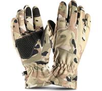 Gants imperméables chauds hiver ski moto vélo extérieur écran tactile coupe-vent plein doigt - M Grey