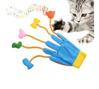 Gants Interactifs - Jouets Pour Chat | Gants Teaser Chat - Gants en Peluche Pour Chats | Jouet Pour Chaton À 5 Doigts Avec Cloches, Jouet Teaser Pour Chat, Jouet Interactif Pour Chat, Gants en Pelu