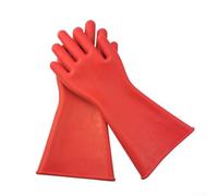 Gants isolants en caoutchouc 5KV pour travaux électriques, entretien des fils sous tension et opérations mécaniques - Caoutchouc naturel, isolation complète à 360°, certifié EN 60903