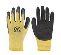 Gants Isolants en Caoutchouc,Gants Isolants Résistance Tension 400 V,Gants Isolants Électriques,Gants Antidérapants en Caoutchouc pour Électriciens,Gants D'électricien en Caoutchouc Antidérapants