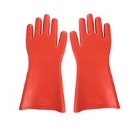 Gants isolés au Latex, Gants isolants en Caoutchouc résistant à la Haute Tension 2KV, Gants de Protection électrique avec imperméables pour l'électricité Domestique, électricien