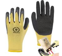 Gants isolés pour travaux électriques,gants d'électricien | Gants d'électricien haute tension 400 V | Gants isolants antidérapants, gants de travail pour électriciens