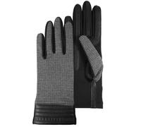 Gants Isotoner bi-matières pied de poule - Femme - Taille unique - Technologie SmarTouch