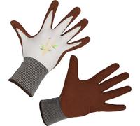 Gants jardinage enduction mousse latex Kerbl Bamboo Blanc M