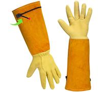 Gants Jardinage Femme/ Homme Gants De Jardinage Cuir - Cadeau Jardinage Outillage Gants Anti Coupure Gants Rosiers Epineux Outils Jardinage Long Gant Jardinage Femme Gants De Travail Homme Gant Jardin