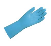 Paire de gants de ménage jersette 300 latex bleu taille - lot de 5 - 7 - mapa