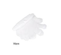 Gants Jetables A Long Bras En Plastique Pour Animaux De Ferme Examen Vétérinaire 50Pcs (Blanc)