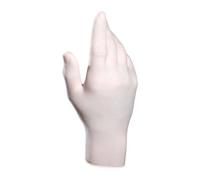 Gants jetables à usage alimentaire Mapa Solo 988, latex poudré, blanc - Boîte de 100 gants - Taille 7