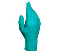 Gants jetables de protection chimique Mapa Solo 977, nitrile non poudré, vert - Boîte de 100 gants - taille 10