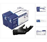 Gants jetables en nitrile en boîte distributrice - 200 pièces taille M / medium - non stériles