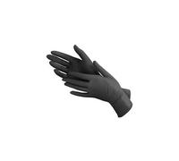 Gants jetables noirs sans poudre sans latex Taille M lot de 100 - HobbyTech
