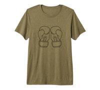 Gants Kickboxing Esquisse Artiste Martial Sanda T-Shirt Haut de Gamme