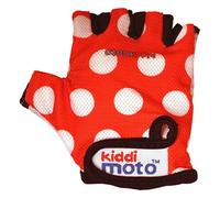 Gants Kiddimoto Red Dotty Rouge