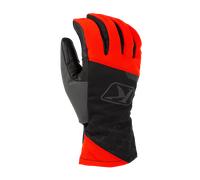 Klim PowerXross Gants de motoneige, noir-gris-rouge, taille XL
