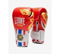 Leone1947 Thai Style Leather Artificial Boxing Gloves Rouge 10 oz