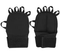 Gants LestéS à AdhéRence AméLioréE pour La Boxe en Salle De Sport avec Support De Poignet, AméLiorant Les CompéTences De Boxe, La Coordination Et L'Endurance(Black)