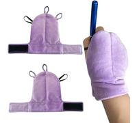 Gants lestés pour les tremblements de la main et la maladie de Parkinson - Support de main lesté pour une meilleure stabilité, sangle de poignet réglable, gants de renforcement confortables pour les