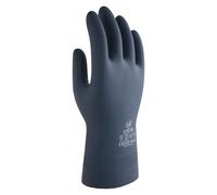 Gants LHD30 mélange caoutchouc naturel et néoprène noir noir - Lot de 10 - UCI - G/LHD30/BK T7