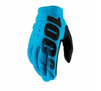 100percent Brisker Off-road Gloves Bleu L / Short Homme