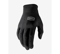 Gants longs 100% Sling noir logo gris - XL