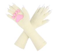 Gants Longs en Silicone avec des Clous De Manches Étendues Cosplay pour Les Rôles d'halloween Glants en Silicone Halloween