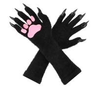 Gants Longs en Silicone avec des Clous De Manches Étendues Cosplay pour Les Rôles d'halloween Glants en Silicone Halloween