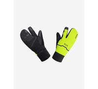 GOREWEAR WINDSTOPPER® Thermo Split Gants, Black / Neon Yellow, 6