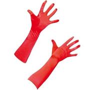 Gants Longs - Rouge - 40cm - Pour Déguisement Cabaret Charleston Multicolore