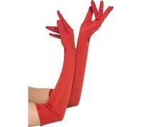 Gants longs rouge rouge G