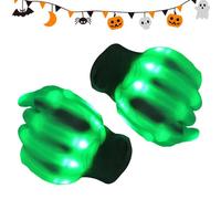 Gants lumineux - Doigts lumineux, lumières LED, équipement de fête | Gants multicolores pour mode flash lumineux - Accessoire de tenue de vacances pour filles et garçons