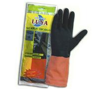 Gants Luna Bicolore floqué Rouge-Ne Gramos ou Grande Taille, Neutre, Moyen