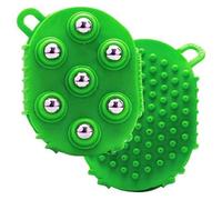 Gants lymphatiques, gants de drainage lymphatique pour femmes, boule de massage portable, rouleau pour le corps, outil de soulagement musculaire avec, rouleau de massage à 360 degrés (Vert)
