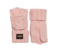 Gants maille torsadÃ©e femme Superdry Rose TU