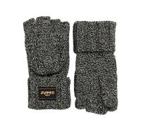 Gants maille torsadée femme Superdry Noir TU
