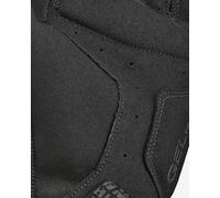 Gants Mavic Essential Padded Graphic gris foncé logo marron - L