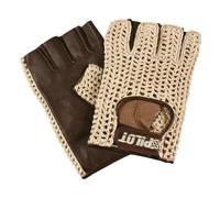 Pilot-1 Gants de Conduite Demi-Doigts - XL - Marron