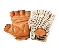 Gants Mitaines Vélo Vtt Cyclisme Fitness Musculation En Cuir, Roux, Taille : Xl Marron