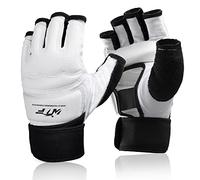 Gants MMA Entraînement d'art Martiaux, LangRay Gants de Boxe Karate Taekwondo Sparring pour Enfants & Adultes