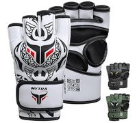 Gants MMA Hommes et Femmes - Conception de Paume Ouverte Respirante Gants Sparring MMA avec Support de Poignet pour Kickboxing, Muay Thai, Combat en Cage et Arts Martiaux