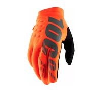 Gants Moto 100% Brisker Cold Weather Orange Noir Pour Motocross VTT Quad