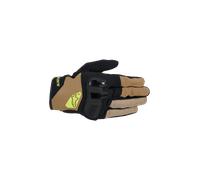 Alpinestars Chrome V2, gants courts 3XL Beige/Noir/Jaune Néon Beige/Noir/Jaune Néon