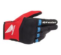Gants Moto Alpinestars Copper Honda - Noir/Rouge Brillant/Bleu 35683211317
