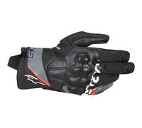 Gants Moto Alpinestars Drystar® Corozal V3 - Noir/Gris Foncé/Rouge Fluo 352