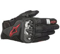 Gants Moto Alpinestars SMX-1 Air V2 - Noir/Rouge Fluo 35705181030