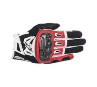 Alpinestars Gants moto SMX 2 Air Carbon V2 – Taille 3XL – Noir/Rouge/Blanc