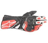 Gants Moto Alpinestars SP-8 V3 Pour Hommes Noir/Blanc/Rouge Taille: L