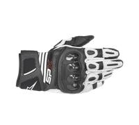 Alpinestars SP-X Air Carbon V2, gants S Noir/Blanc Noir/Blanc